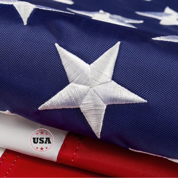 New! 5’ x 8’ Nylon American Flag - Picture 3 of 6